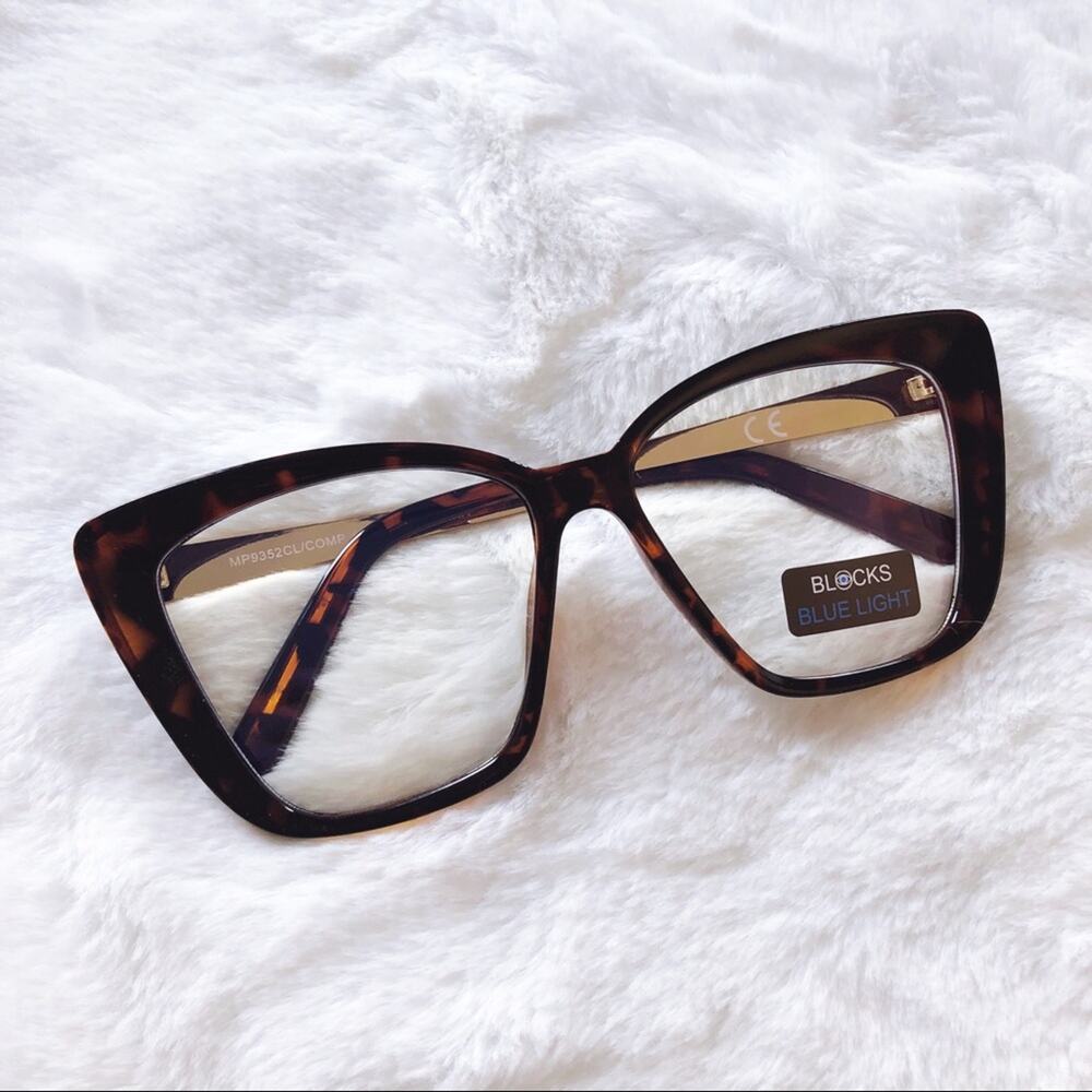 Chels Tortoise Brown Computer Blue Light Glasses - Picture 3 of 11